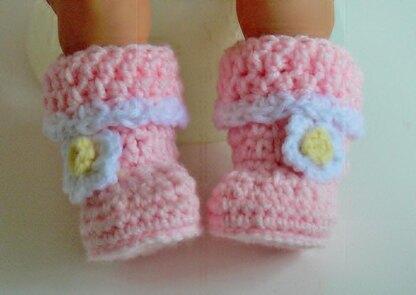 Baby Cuff Booties Girls Boys