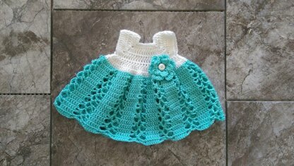 Ribbon & Lace Infant Dress