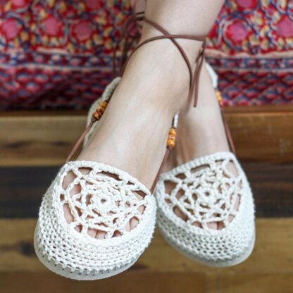 Crochet sandals with hot sale flip flop soles