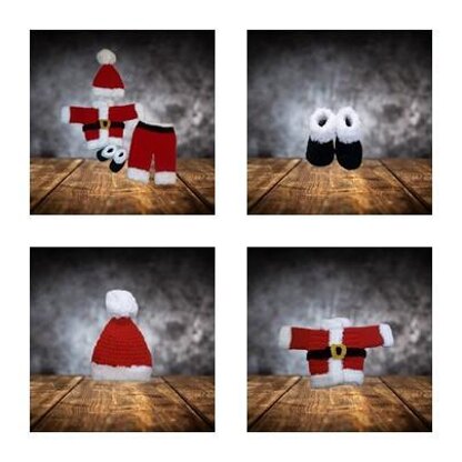 Crochet Santa Suit, Newborn