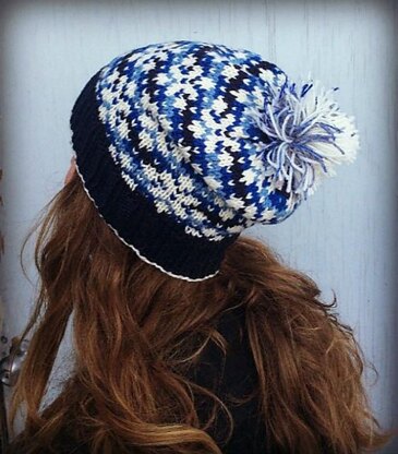 Snowflakes at Night Hat