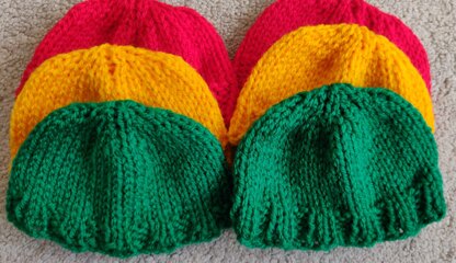 Traffic light premature beanies