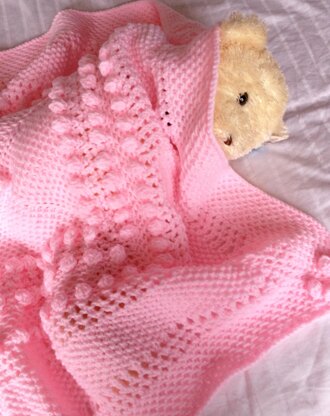 CHERRY BLOSSOM baby blanket