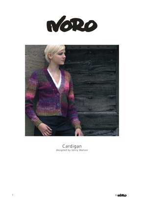 Cardigan in Noro Silk Garden