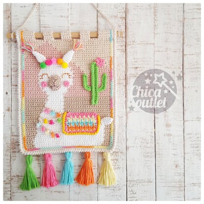 Llama wall hanging