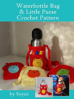 Water Bottle Bag & Little Purse Crochet Pattern