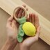Knitted lemon rattle