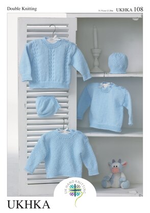 UKHKA 108 Sweaters and Hat - UKHKA108pdf - Downloadable PDF