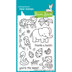 Lawn Fawn Clear Stamps 4"X6" - Critters In The Jungle