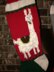 Llama Christmas stocking