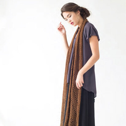 Alethea Scarf in Berroco Mykonos - Downloadable PDF