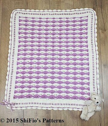 Highland Heather Blanket Crochet Pattern #304