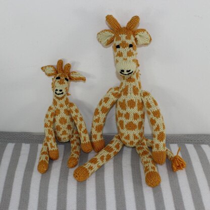 Cute Mother and Baby Giraffe Toys