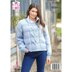 Ladies Sweaters in King Cole Crescendo Aran - P6225 - Leaflet