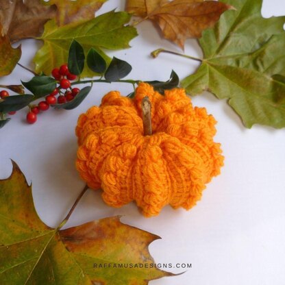 Tunisian Puffy Pumpkin