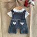 Little Heart Overalls