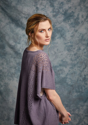 Okra Poncho in Rowan Fine Lace - ZB298-00005-DE - Downloadable PDF