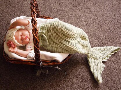 Baby Mermaid Tail Cocoon