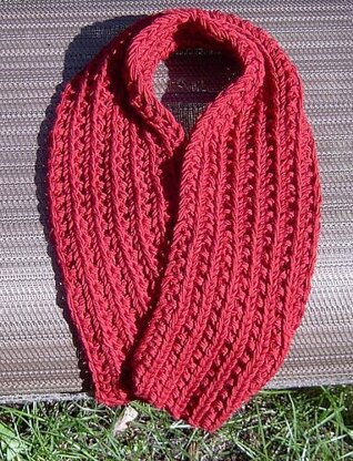 Easiest Farrow Rib Scarf