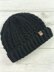 Cable Beanie with a Brim