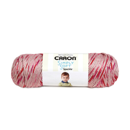 Caron® Simply Soft® Speckle™ #4 Medium Acrylic Yarn, Snapdragon