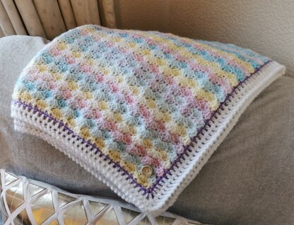 Shell baby blanket