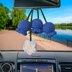 Blueberry Daisy Car Hanging