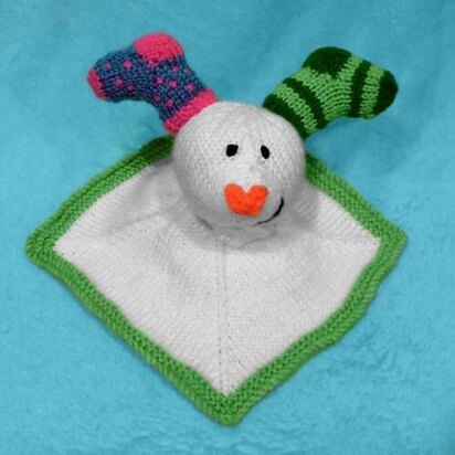 Snowdog Baby Comforter/Blanket - knitting pattern