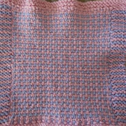 Basket Weave Dishcloth - knitting pattern