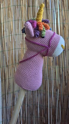 Hobby Horse Dragon Dinosaur Triceratops Unicorn Fairy Tale Crochet Plush Amigurumi