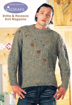 Squares Pullover in Adriafil Roller - Downloadable PDF