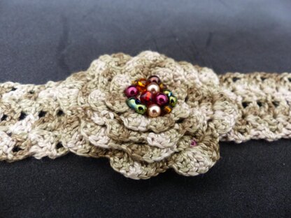 Bracelet "Shiny flowers"