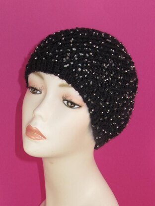 Beaded Easy Lace Skullcap