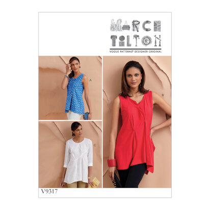 Vogue Misses' Top V9317 - Sewing Pattern