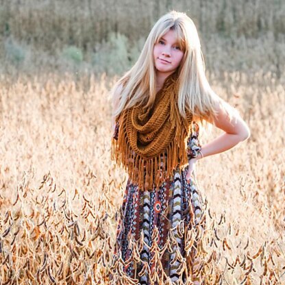 Boho Sunset Shawl