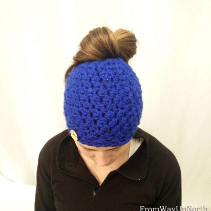 The Mounty - Messy Bun PonyTail Hat