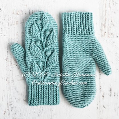 Hedera Wrist-Warmers crochet pattern