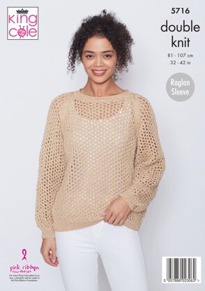 Slimfit & Slouchy Sweaters Knitted in King Cole DK - 5716 - Downloadable PDF