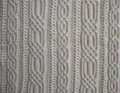 Annecy Alpine CableLace Shawl