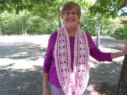 Passion Flower Infinity Scarf