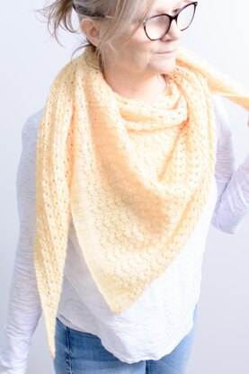 Vertical Sunshine Shawl