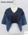 Jean Genie Crop Poncho with Beads