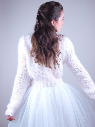 Mohair sweater for brides