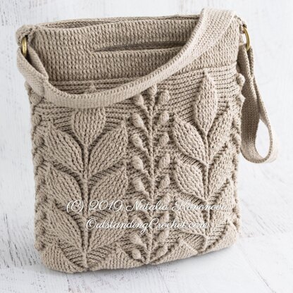 Spica Embossed Crochet Bag