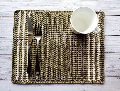 Crossed Stitch Placemat