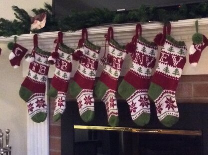 Monogram Christmas Stocking