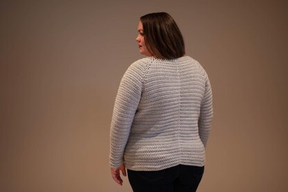 Classic Crochet Raglan Pullover