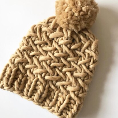 Super Chunky Herringbone Hat