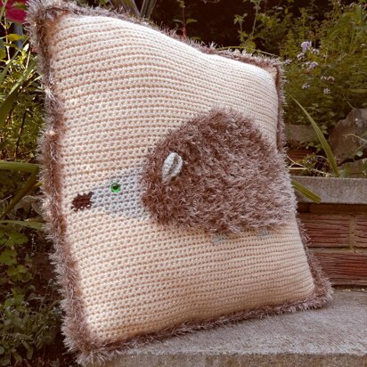 Fluffy Hedgehog Pillow