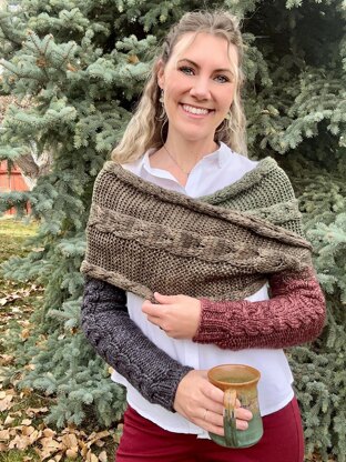 Wrapped In Cozy Shrug with Sleeves